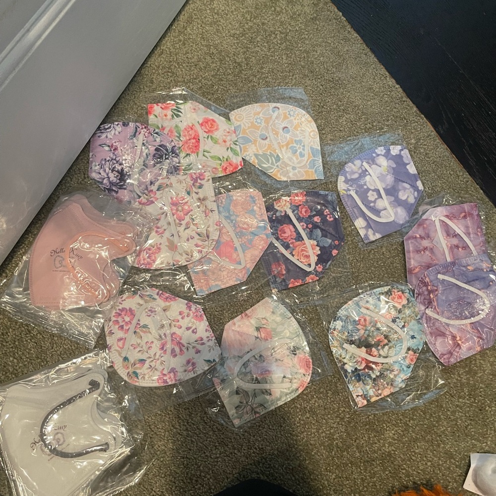Floral Face Masks Set